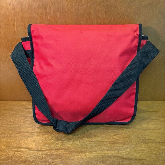 New York University NYU Red and Black Messenger Bag - Picture 2 of 7